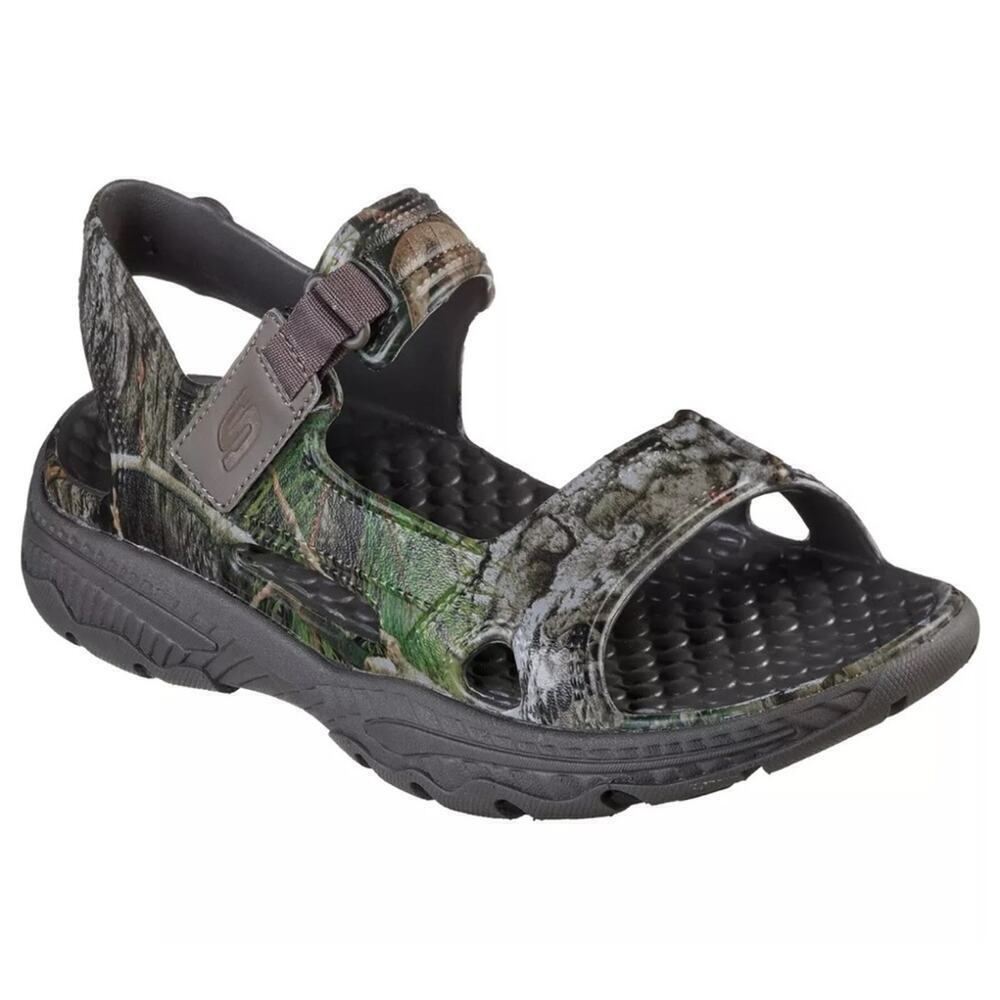 Skechers Mens Audit Foamies Grass Roots Sandals Shoes Size 11
